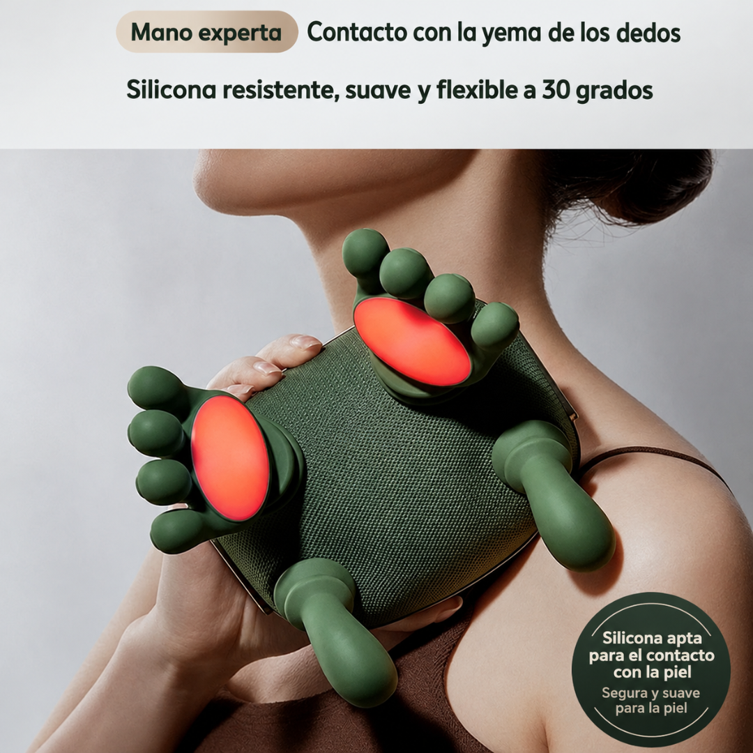 Masajeador Portatil Con Dedos Shiatsu